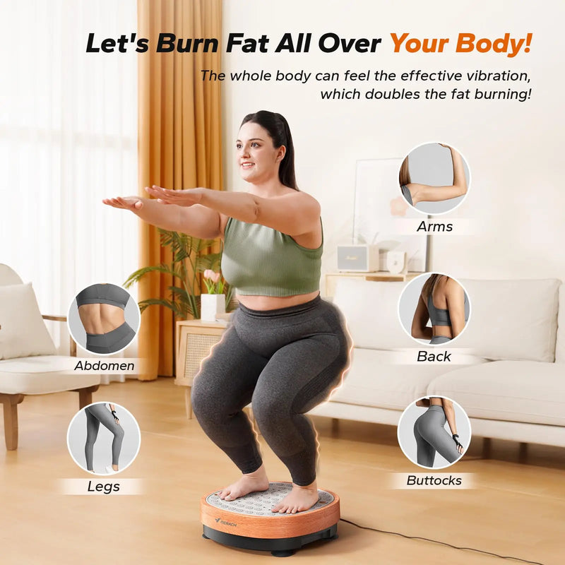 MERACH Vibration Plate – Whole Body Vibration, Weight Loss & Massage