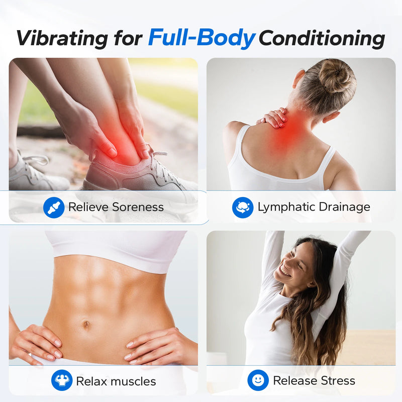MERACH Vibration Plate – Whole Body Workout, Weight Loss & Shaping