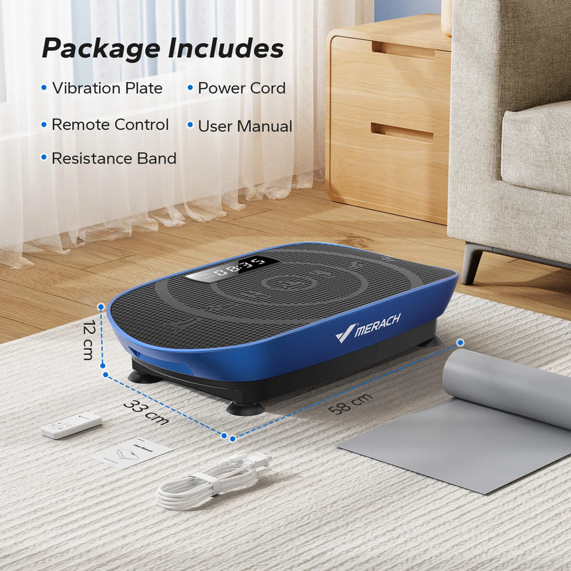 MERACH Vibration Plate – Whole Body Workout, Weight Loss & Shaping