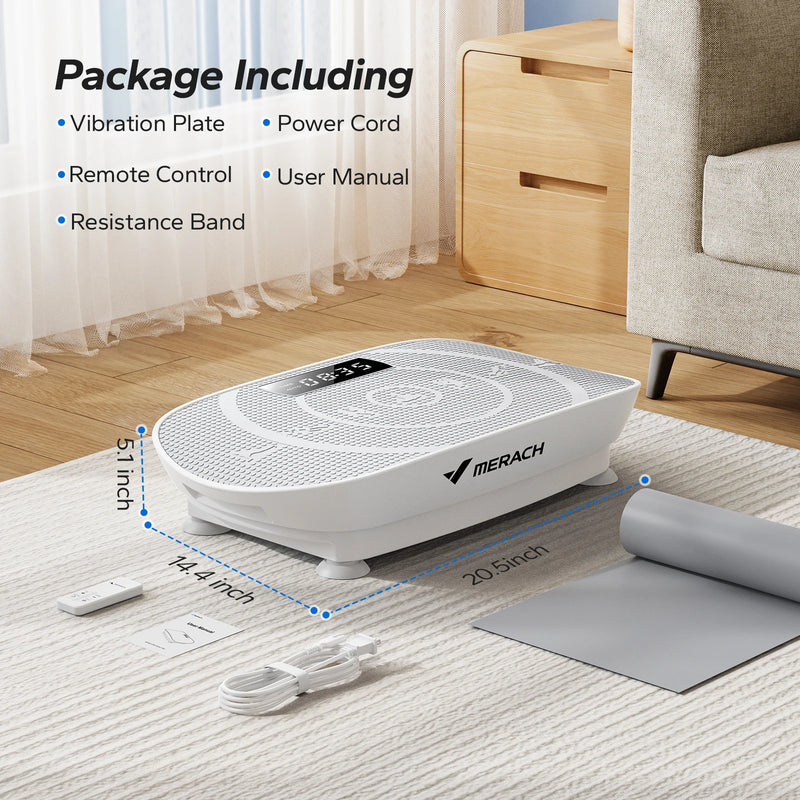 MERACH Vibration Plate – Whole Body Workout Fitness Machine