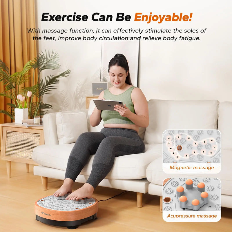 MERACH Vibration Plate – Whole Body Vibration, Weight Loss & Massage