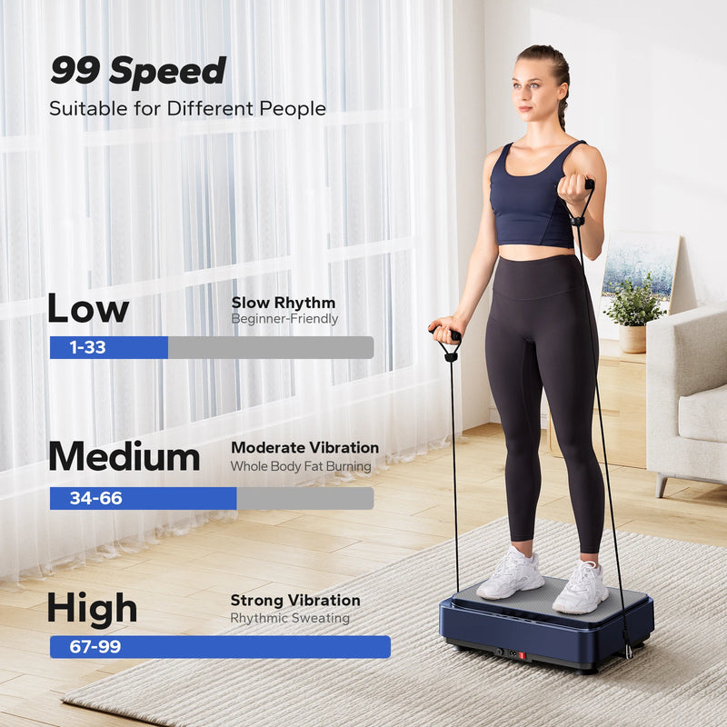 MERACH Vibration Plate – Lymphatic Drainage, Pain Relief & Weight Loss