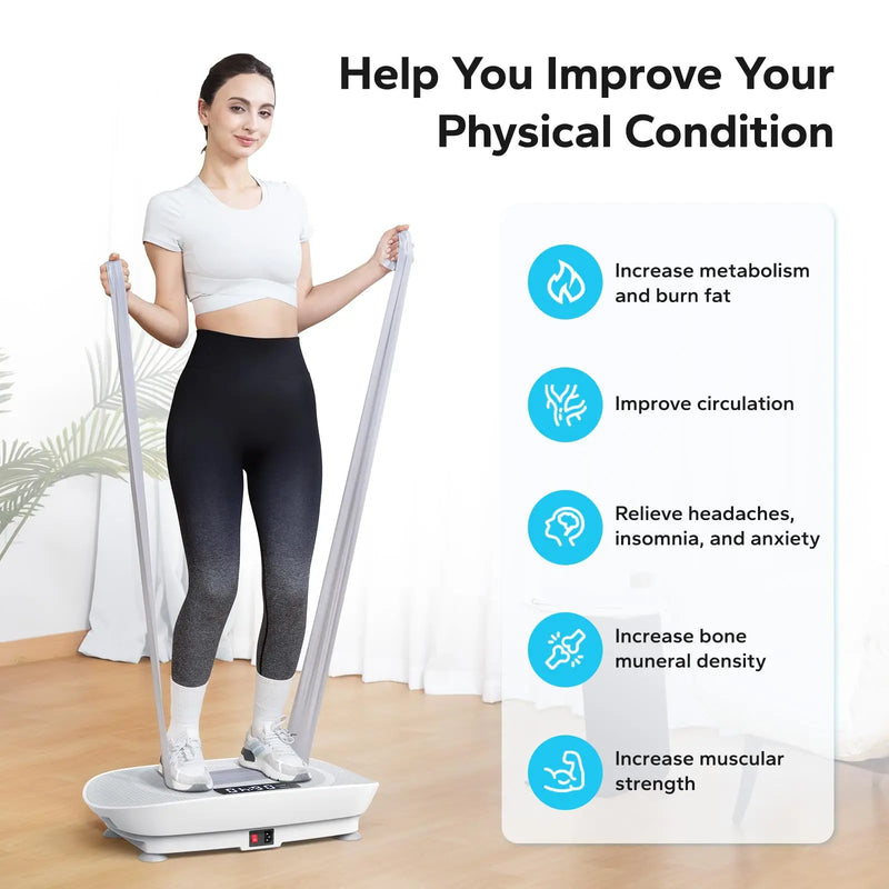 MERACH Vibration Plate – Whole Body Workout Fitness Machine