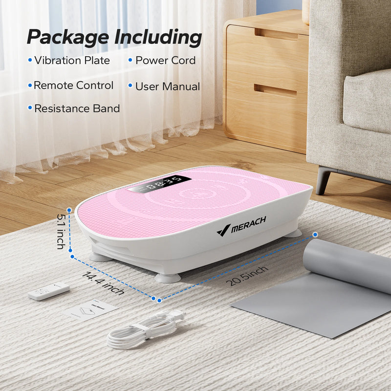 MERACH Vibration Plate – Whole Body Workout, Weight Loss & Shaping