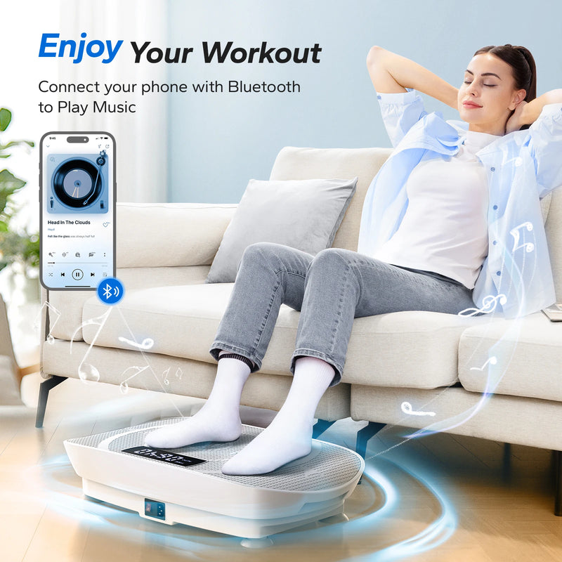 MERACH Vibration Plate – Whole Body Workout, Weight Loss & Shaping