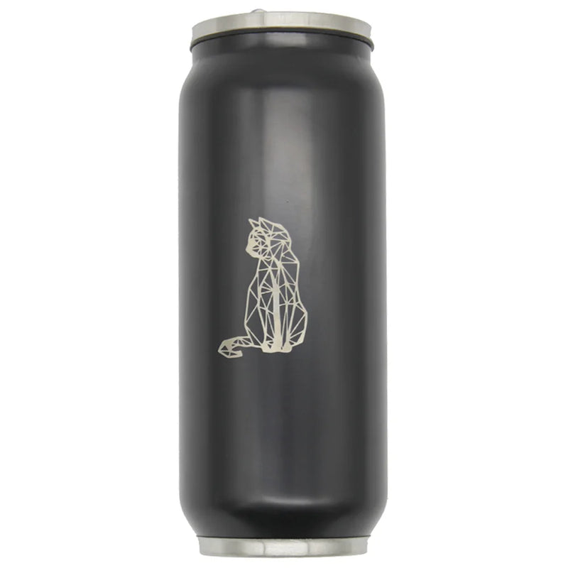 Stainless Steel Thermos Can with Straw – 300/500ml Insulated