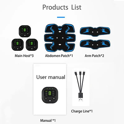 Abdominal Muscle Stimulator – EMS ABS Trainer & Toner