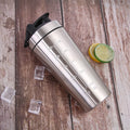 740ml Stainless Steel Protein Shaker Bottle – BPA-Free Gym Use