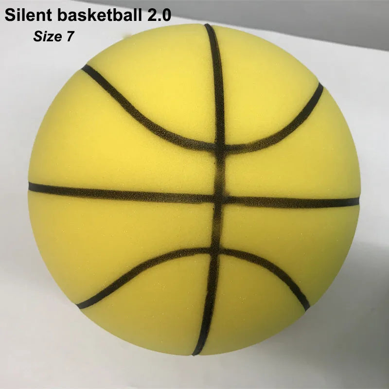 Silent Basketball 2.0 – No-Noise PU Foam Indoor Dribble Ball