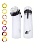 1pc Air Water Bottle with Straw & Flavor Pods – Leak Proof