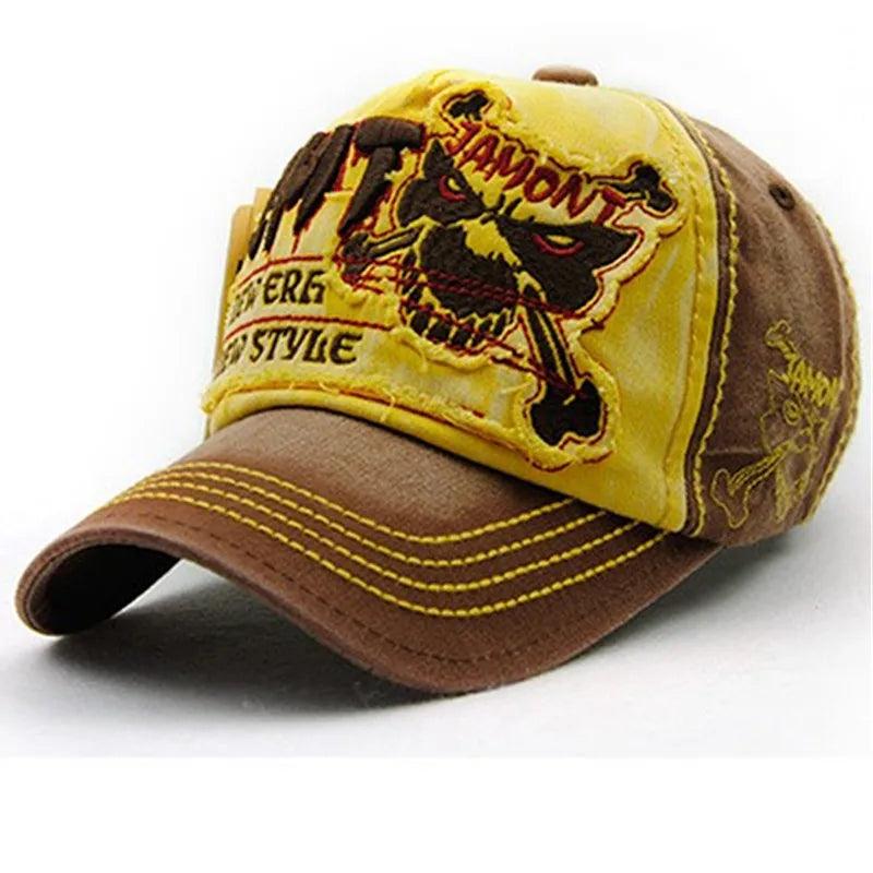 Cotton Baseball Cap for Men & Women, Snapback Leisure Hat