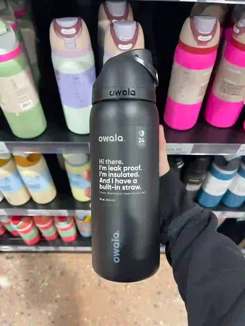 2024 Owala Insulated Stainless Steel Water Bottle with Straw