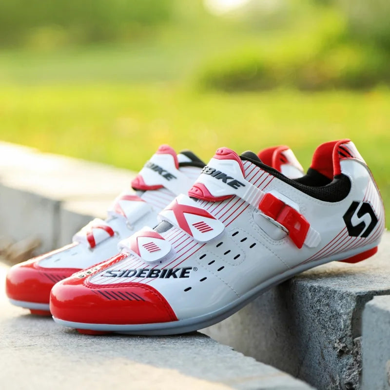 Sidebike Men's Road Cycling Shoes – Self-Locking Racing Sneakers