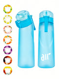 1pc Air Water Bottle with Straw & Flavor Pods – Leak Proof