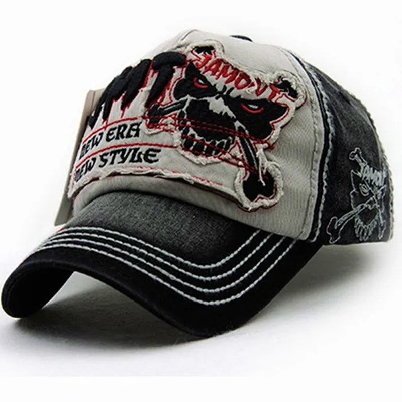 Cotton Baseball Cap for Men & Women, Snapback Leisure Hat