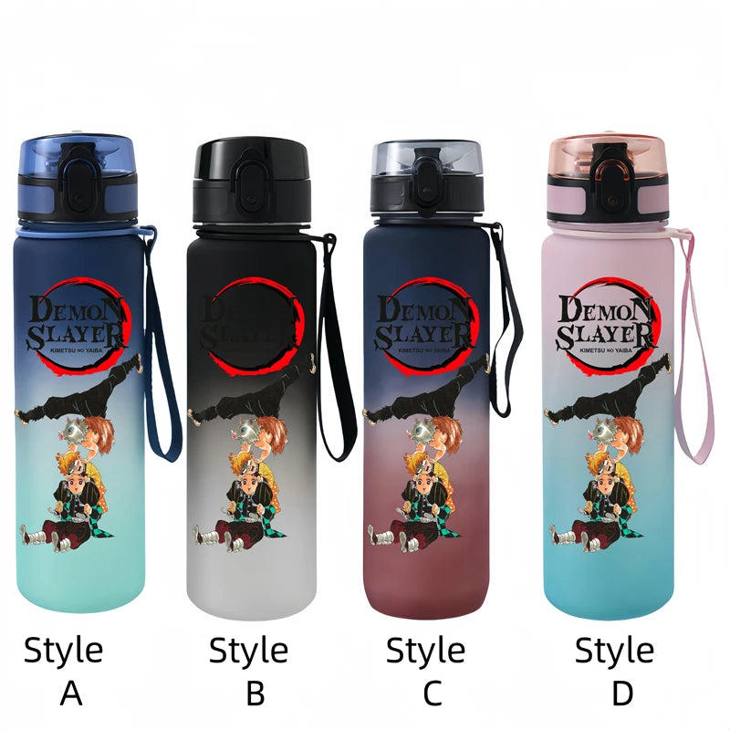 Demon Slayer 650ml Leak-Proof Sports Water Bottle – Portable Gift