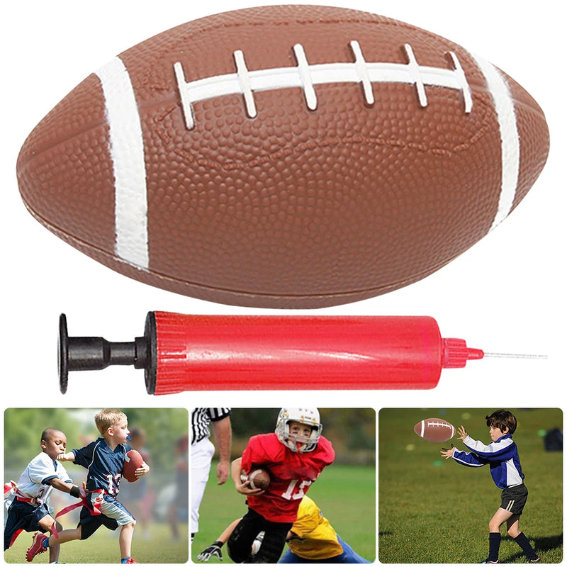 Youth Inflatable Rugby Ball – Anti-Slip Sports Toy for Kids