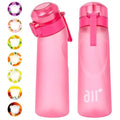 1pc Air Water Bottle with Straw & Flavor Pods – Leak Proof