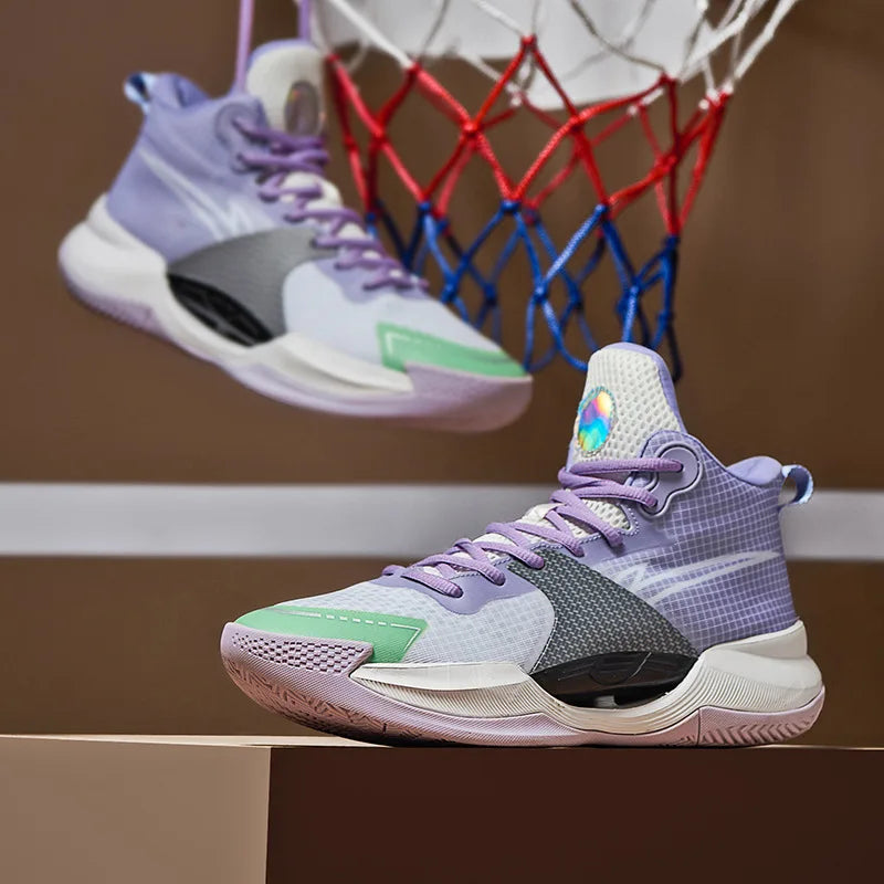 Luminous High-Top Basketball Shoes for Men & Women – Fashion Sneakers