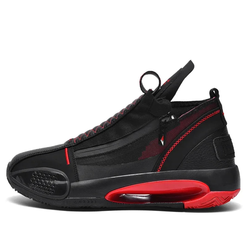 Hot Sale Men's Breathable High Top Basketball Training Sneakers