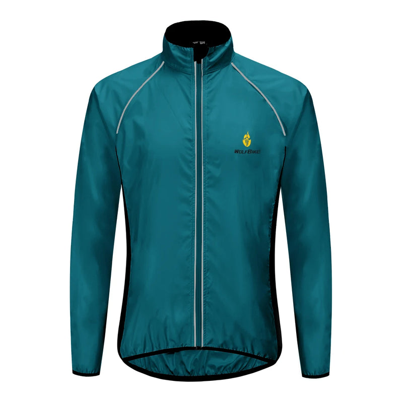WOSAWE Men's Waterproof Windproof Reflective Cycling Jacket