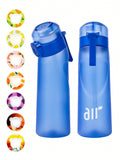1pc Air Water Bottle with Straw & Flavor Pods – Leak Proof