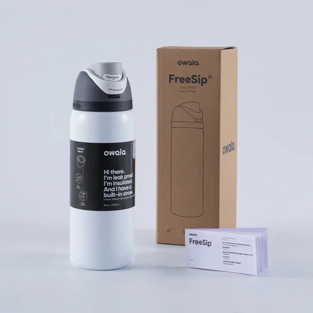2024 Owala Insulated Stainless Steel Water Bottle with Straw