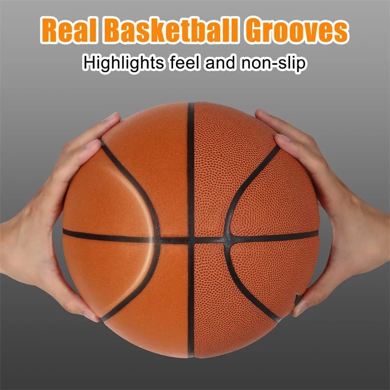 Silent Basketball 2.0 – No-Noise PU Foam Indoor Dribble Ball