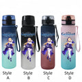 650ML Genshin Impact Sports Water Bottle – Portable & Anti-drip