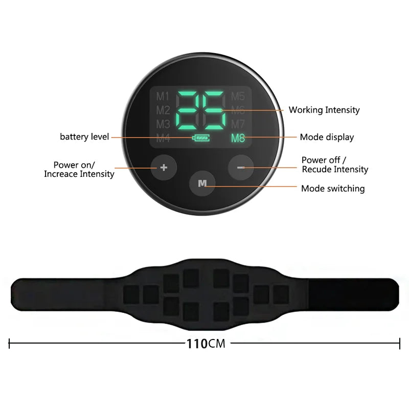ABS Toning Belt – EMS Muscle Stimulator for Abdominal Shaping