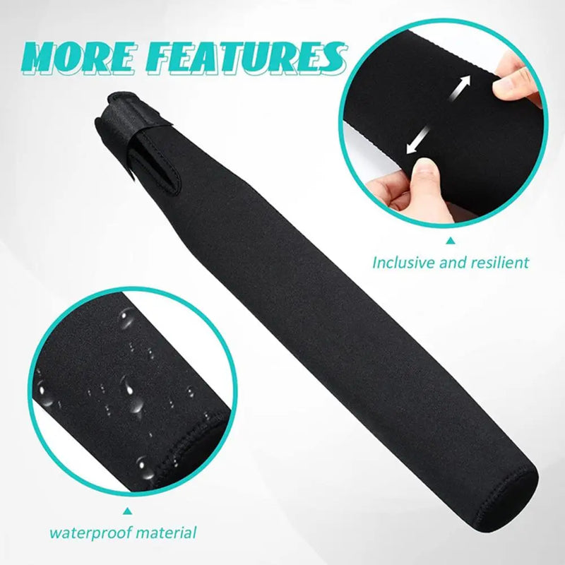 Neoprene Baseball Bat Cover with Clip and Waterproof Sleeve