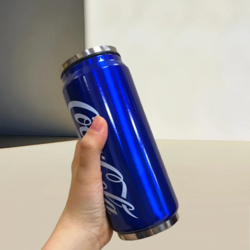 500ML Stainless Steel Thermos Beer Bottle with Straw – Cold Keeper