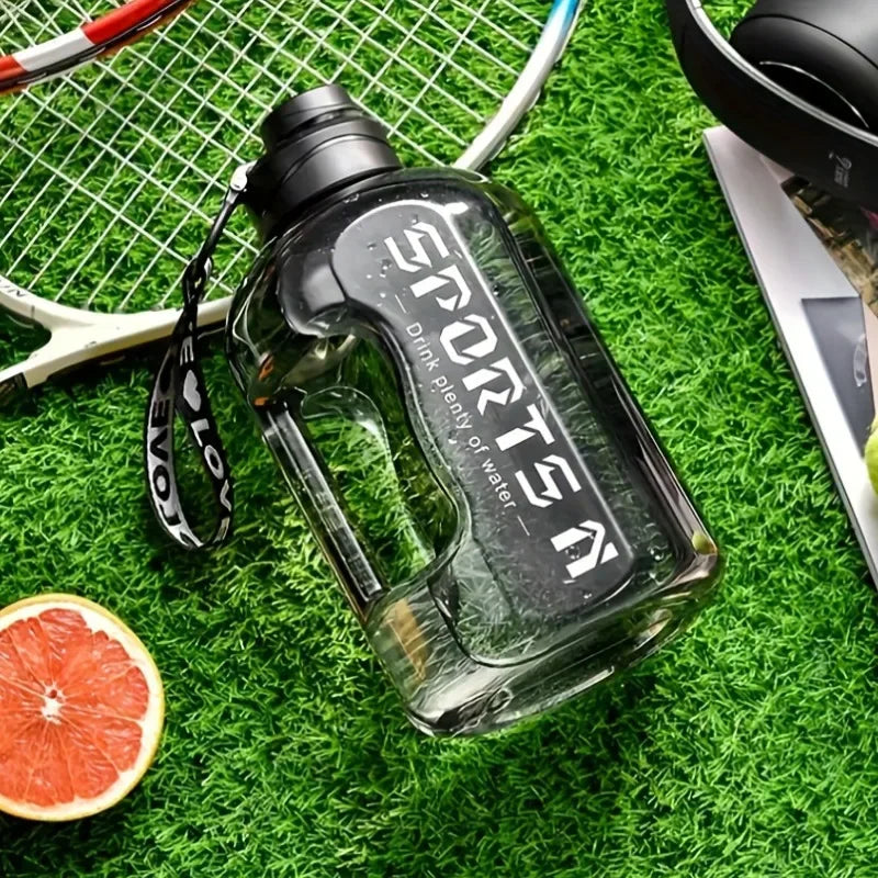 2L Large Sports Water Bottle – BPA-Free for Gym & Travel