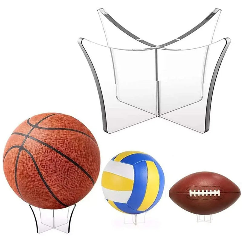 Acrylic Multi-Function Basketball Display Stand & Ball Holder