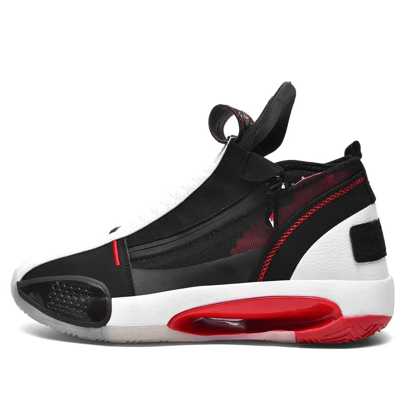 Hot Sale Men's Breathable High Top Basketball Training Sneakers