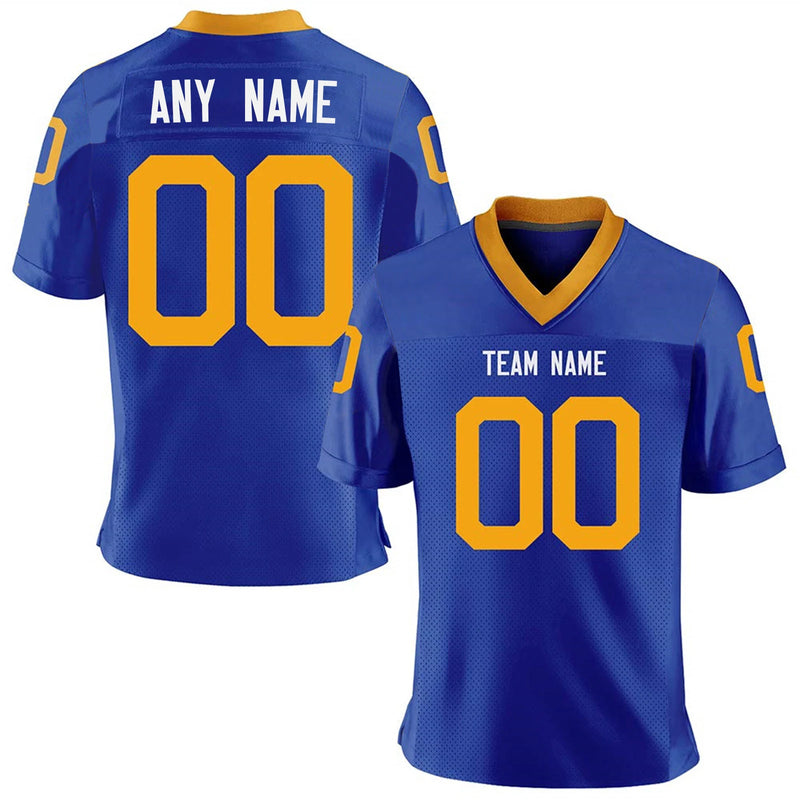 Custom Navy Football Jersey – Personalized Team Uniform Gift