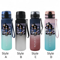 ONE PIECE 650ml Anti-Drip Sports Water Bottle – For Kids & Students
