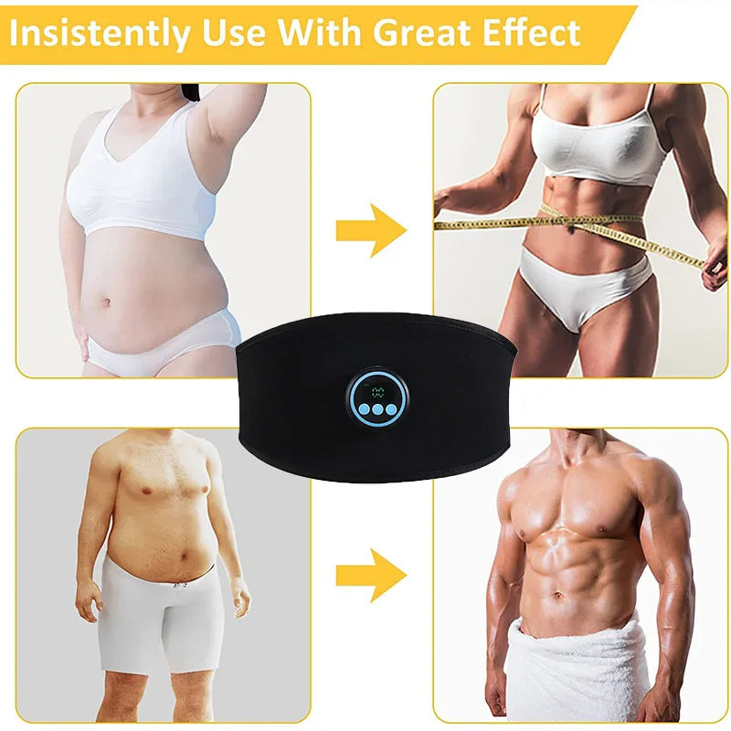 Vibration Abdominal Muscle Stimulator – EMS Abs Trainer Belt