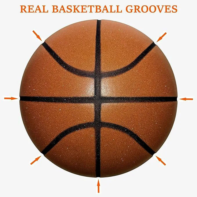 Silent Basketball Size 7 – Airless Foam for Quiet Dribbling