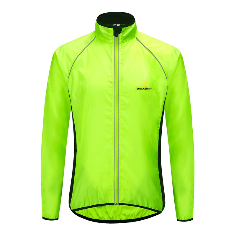 WOSAWE Men's Waterproof Windproof Reflective Cycling Jacket