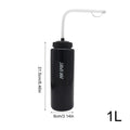 1L Squeeze Water Bottle with Long Straw for Sports & Fitness