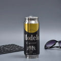 500ML Stainless Steel Thermos Beer Bottle with Straw – Cold Keeper