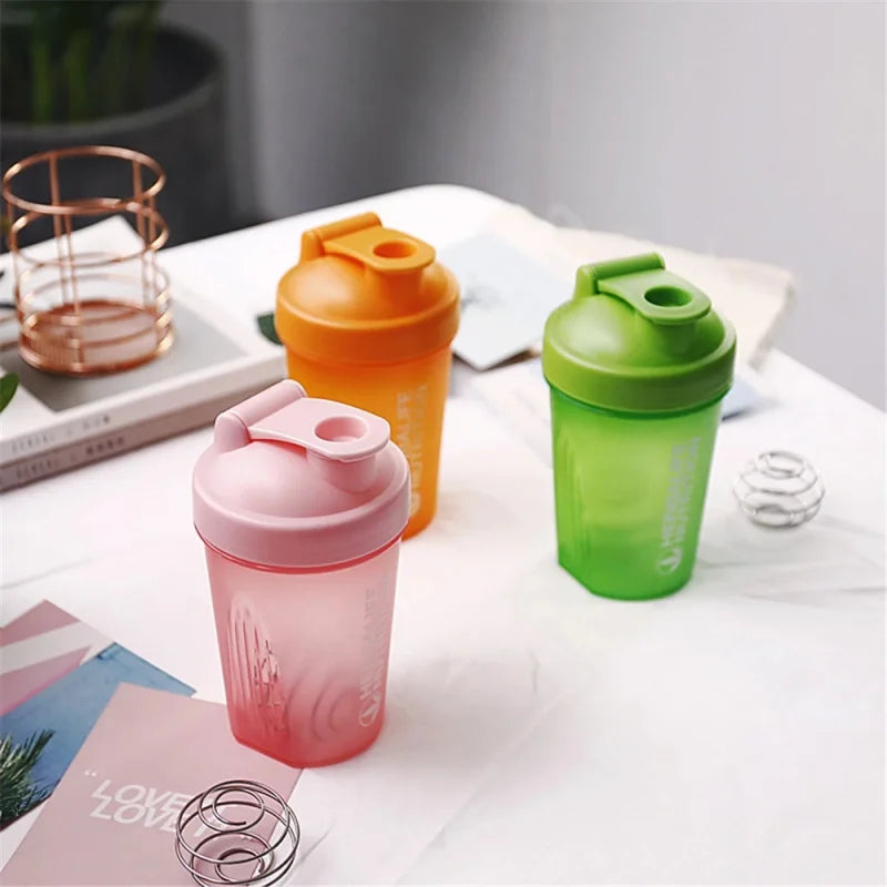 400ml Leak-Proof Sports Shaker Bottle – Fitness & Gym Use