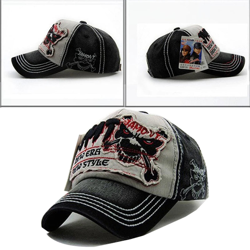 Cotton Baseball Cap for Men & Women, Snapback Leisure Hat