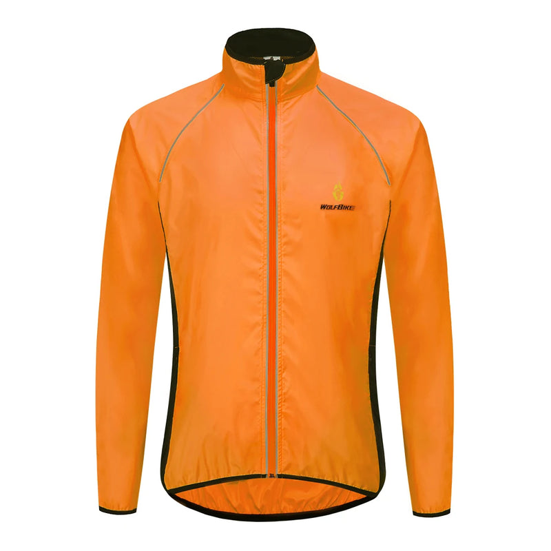 WOSAWE Men's Waterproof Windproof Reflective Cycling Jacket