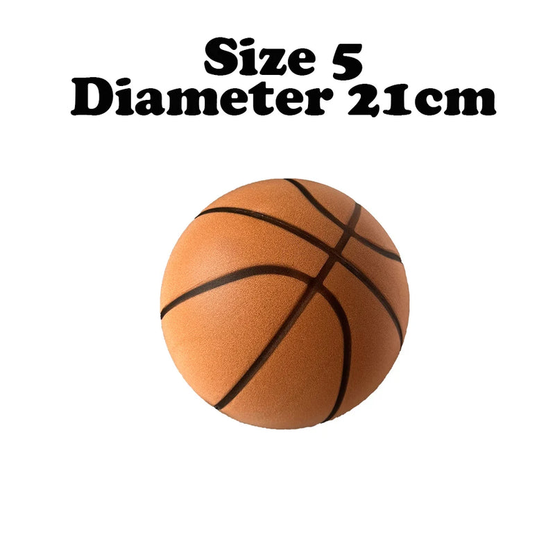 Silent Basketball Size 7 – Airless Foam for Quiet Dribbling