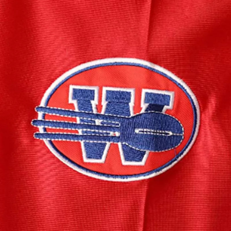 #16 Falco Red Football Jersey – Embroidered Sportswear Style
