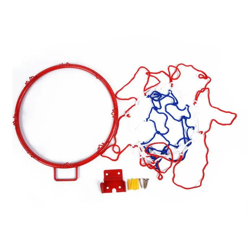 32cm Steel Basketball Hoop Rim with Net for Indoor & Outdoor
