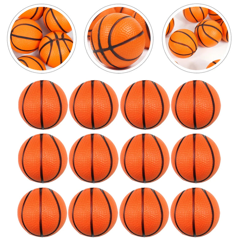24 Pcs Mini Squeeze Basketballs – Pool & Indoor Sports Toys