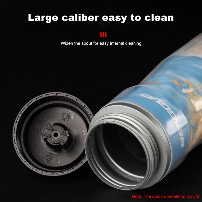 610ml Insulated Leak-Proof Bike Water Bottle for Outdoor Fitness
